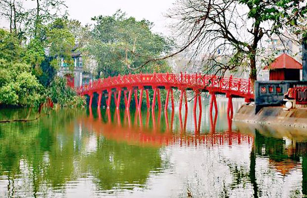 Hoan Kiem Lake in Hanoi