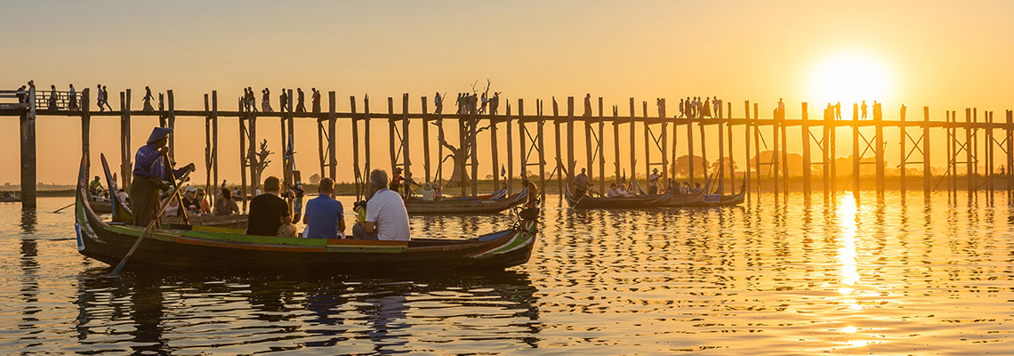 The Best Sunset View of Myanmar